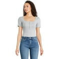 thumbnail image 1 of George Women's Henley Bodysuit, 1 of 6