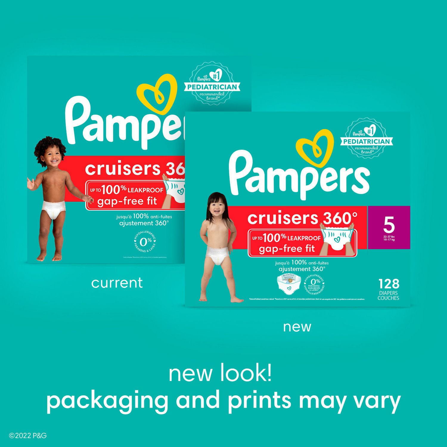 Pampers Cruisers 360 Diapers, Super Pack, 78CT