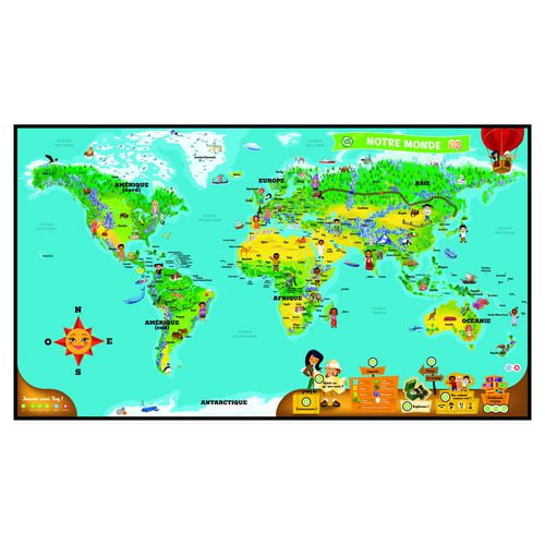 LeapFrog Tag World Map - French Version