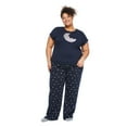 thumbnail image 1 of George Women's Plus Pajama 2-Piece Set, 1 of 6