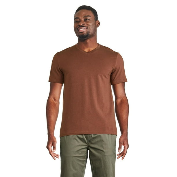 George Men's Stretch V-Neckline Tee - Walmart.ca