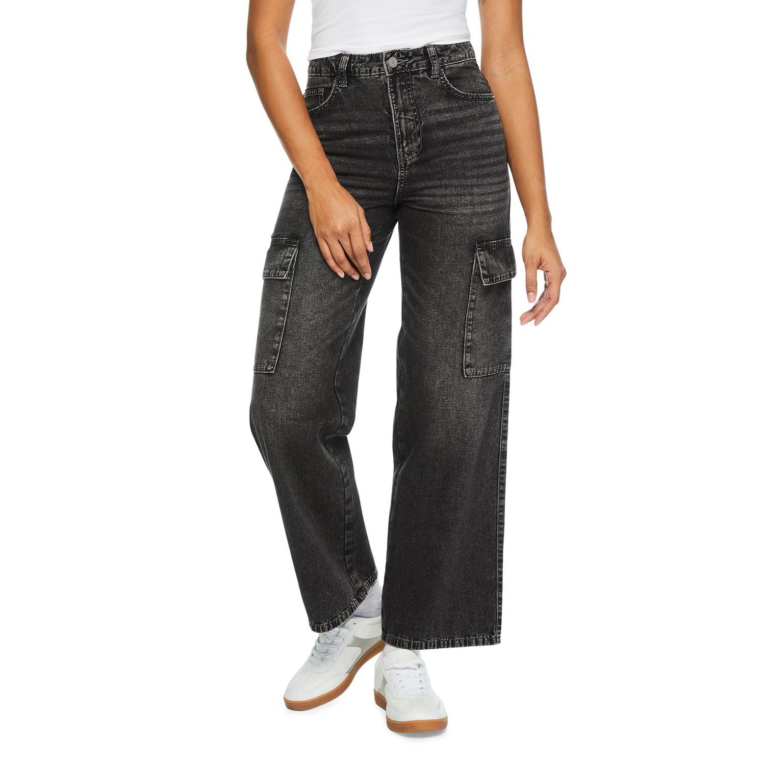 No Boundaries Women's Baggy Cargo Pant