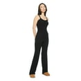 thumbnail image 1 of No Boundaries Women's Rib Cami Pajama 2-Piece Set, 1 of 6
