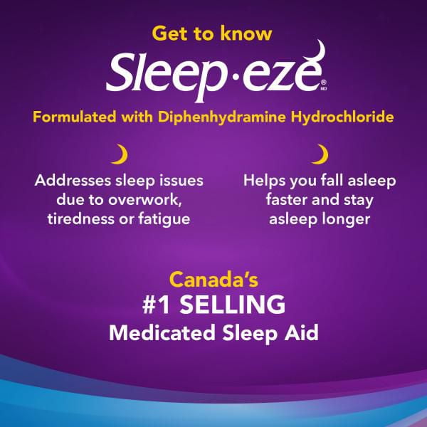 Sleep-eze Extra Fort La Solution Contre L'insomine Comprimes-Capsules Enrobes 20 comprimés-capsules