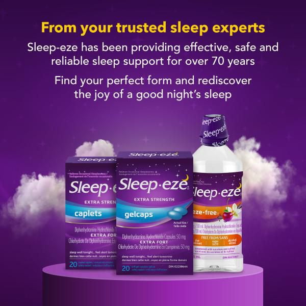 Sleep-eze Extra Fort La Solution Contre L'insomine Comprimes-Capsules Enrobes 20 comprimés-capsules