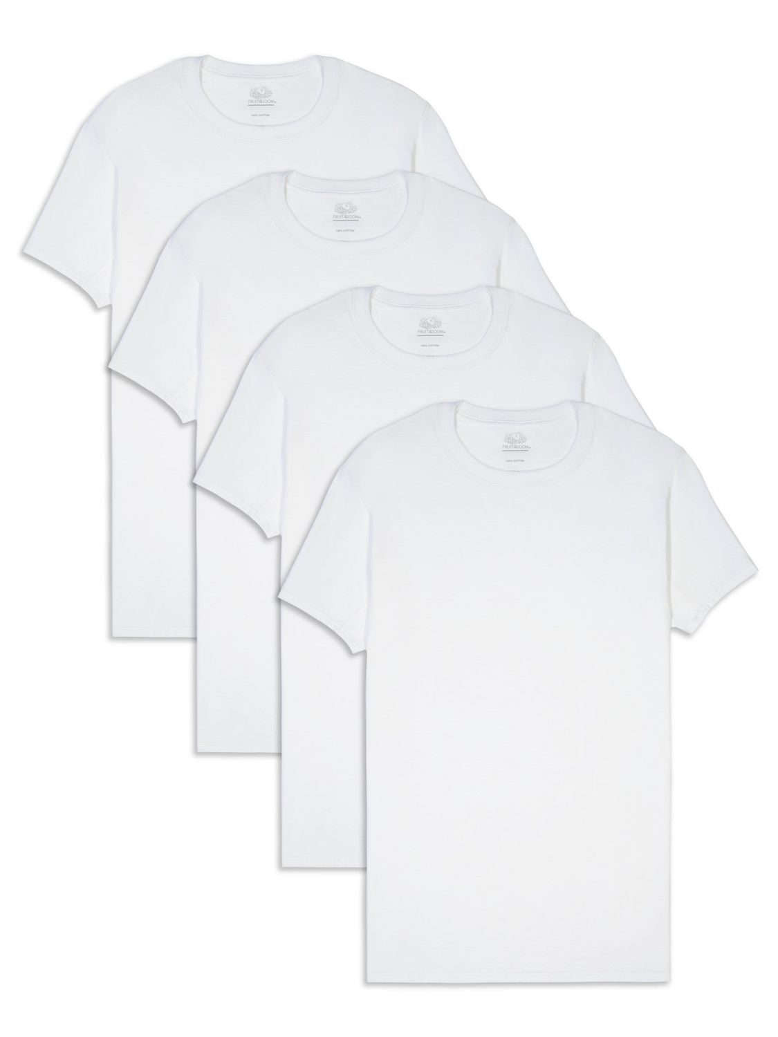 Fruit of the Loom Men's Coolzone White Crew neck T-shirt, 4-Pack - Walmart .ca