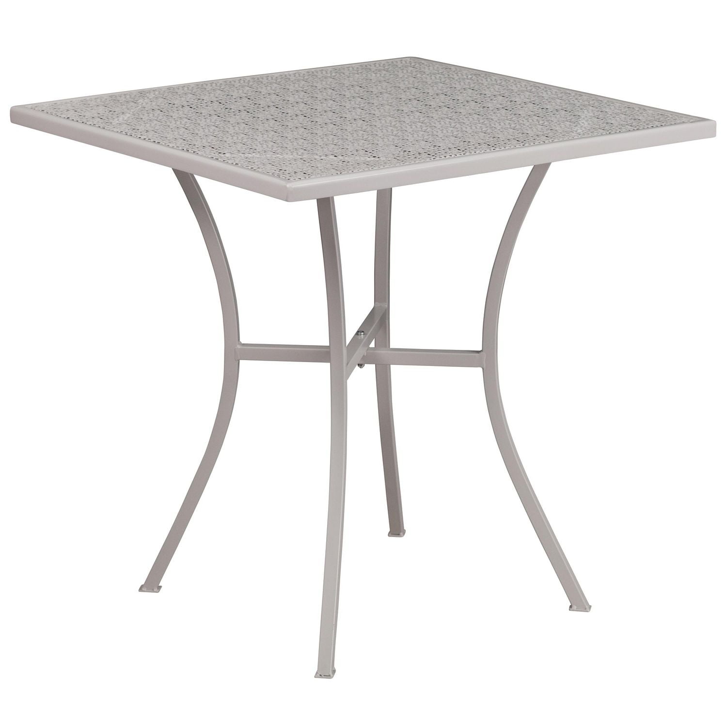 28'' Square Gold IndoorOutdoor Steel Patio Table Walmart Canada