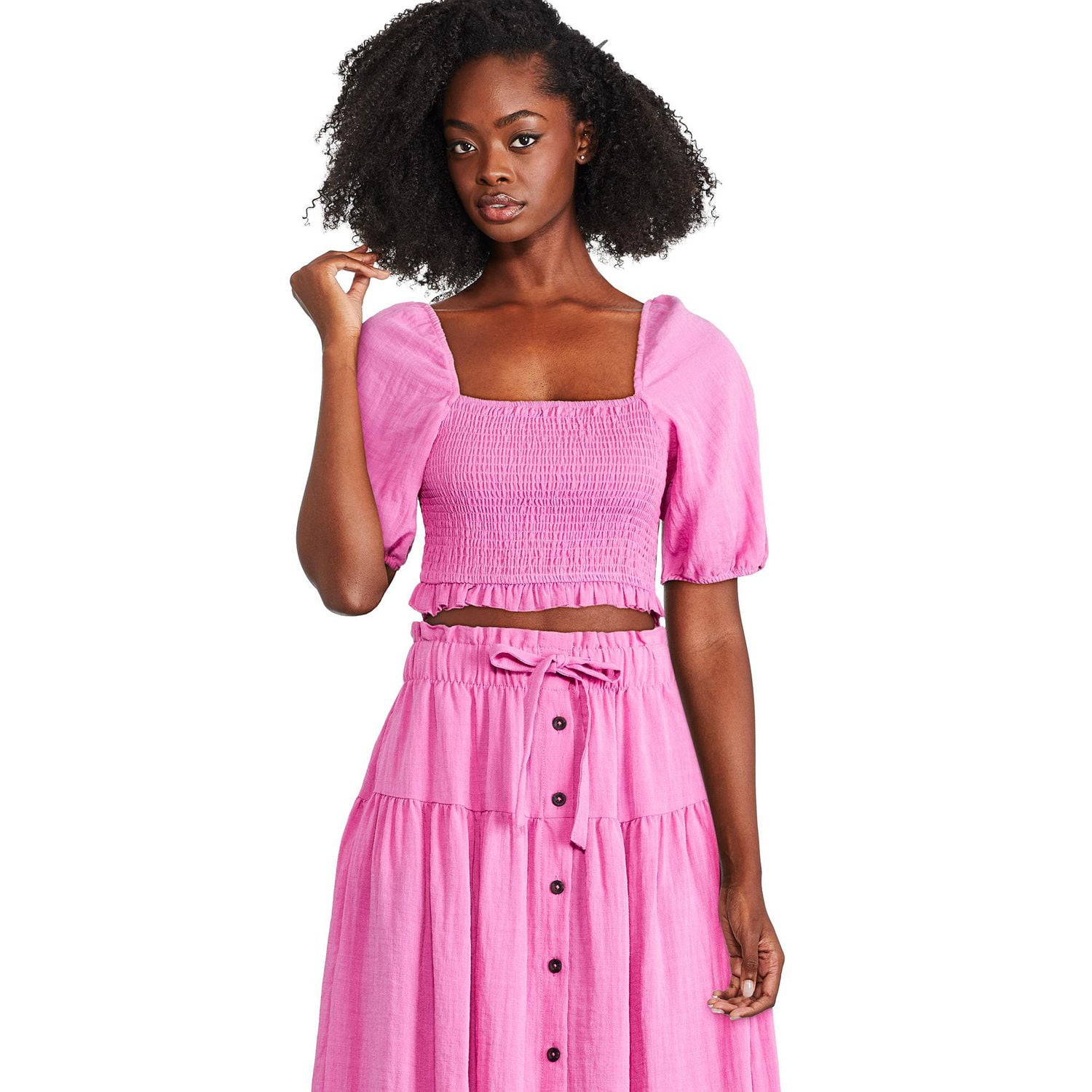 Haut à corsage smocké George pour femmes