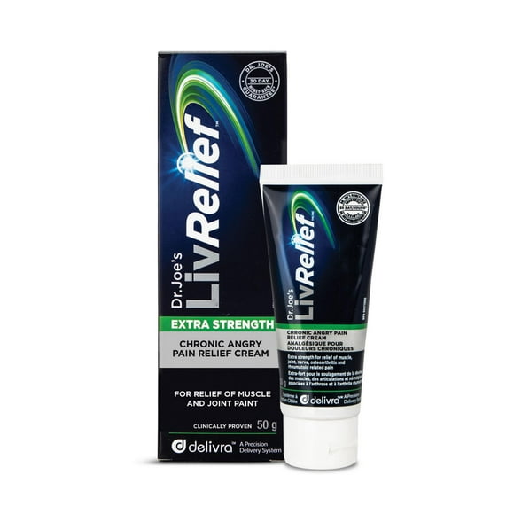 LivRelief extra forte analgésique pour la douleur chronique, 50g Crème anti-douleur puissante