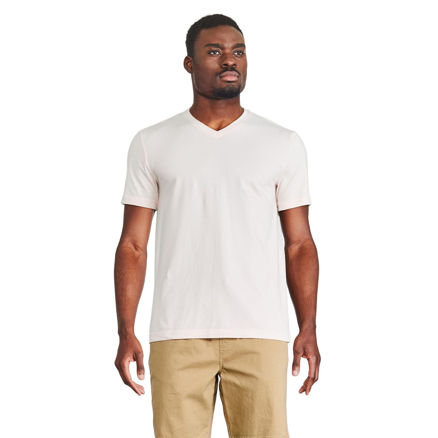 George Men's Stretch V-Neckline Tee - Walmart.ca