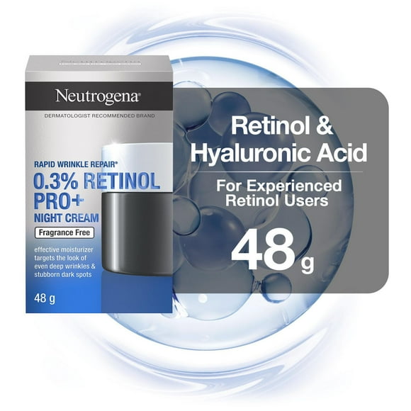 Neutrogena Rapid Wrinkle Repair Retinol Pro+ Night Cream, 48 g