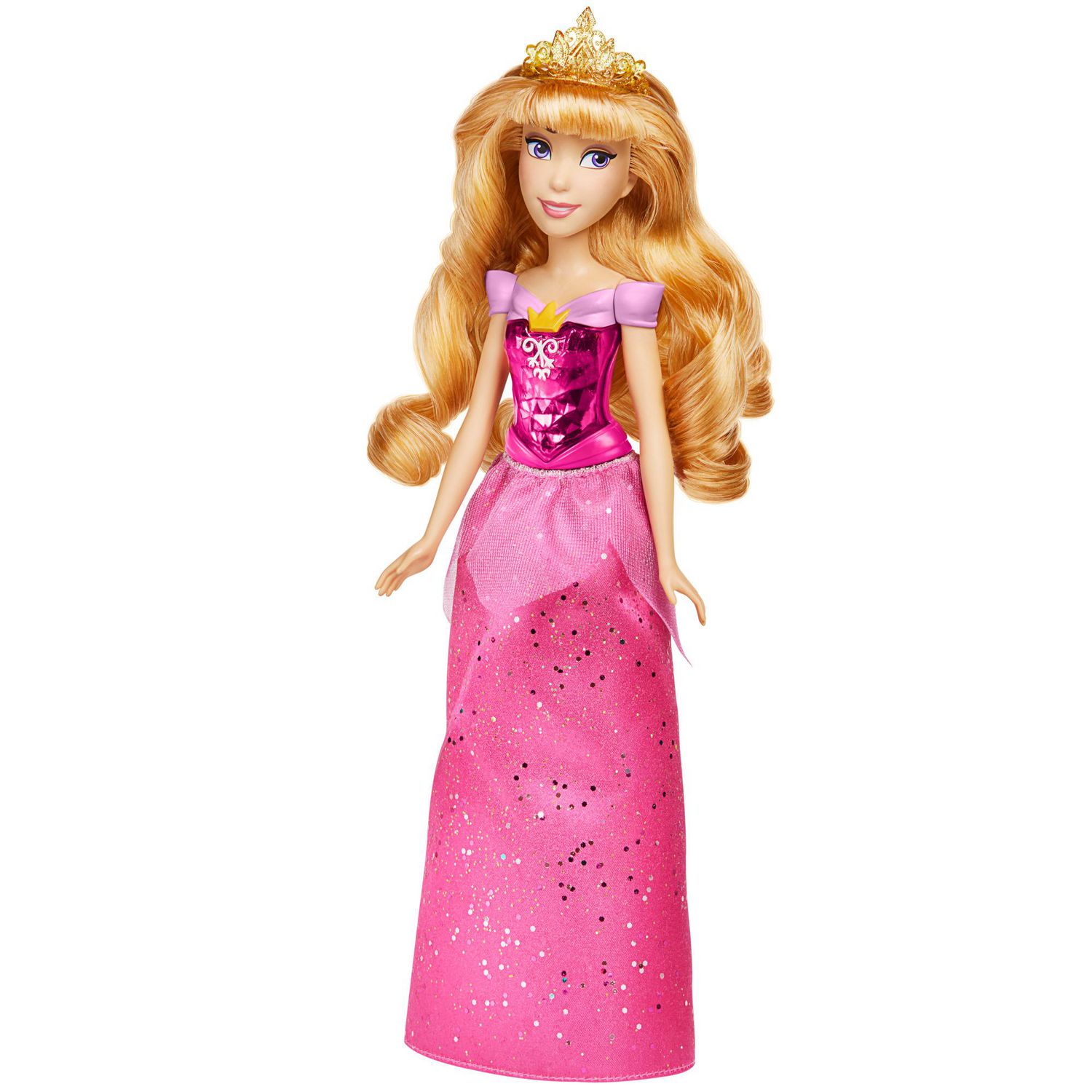 Disney Princess Royal Shimmer Aurora Doll with Skirt and