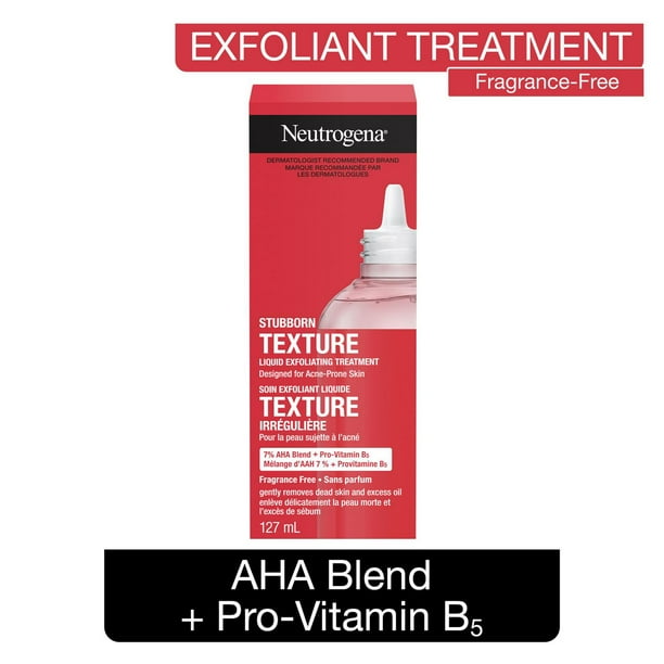 Neutrogena Stubborn Texture Exfoliating Treatment, Face Wash, Citric