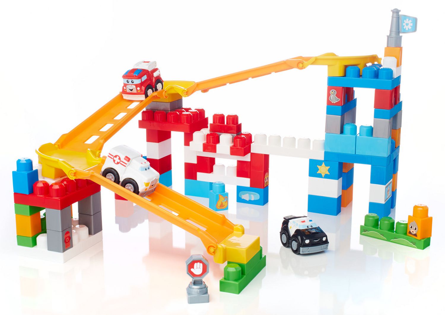 MEGA BLOKS First Builders - Fast Tracks™ Rescue Team (81271