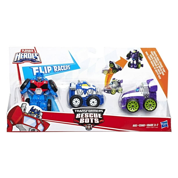 Playskool Heroes Transformers Rescue Bots Flip Racers - Équipe extrême de Griffin Rock