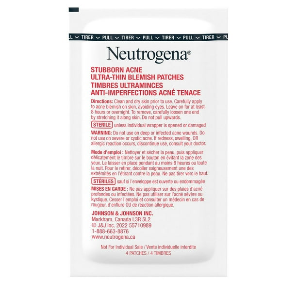 Neutrogena Stubborn Acne Blemish Patches, Hydrocolloid Spot