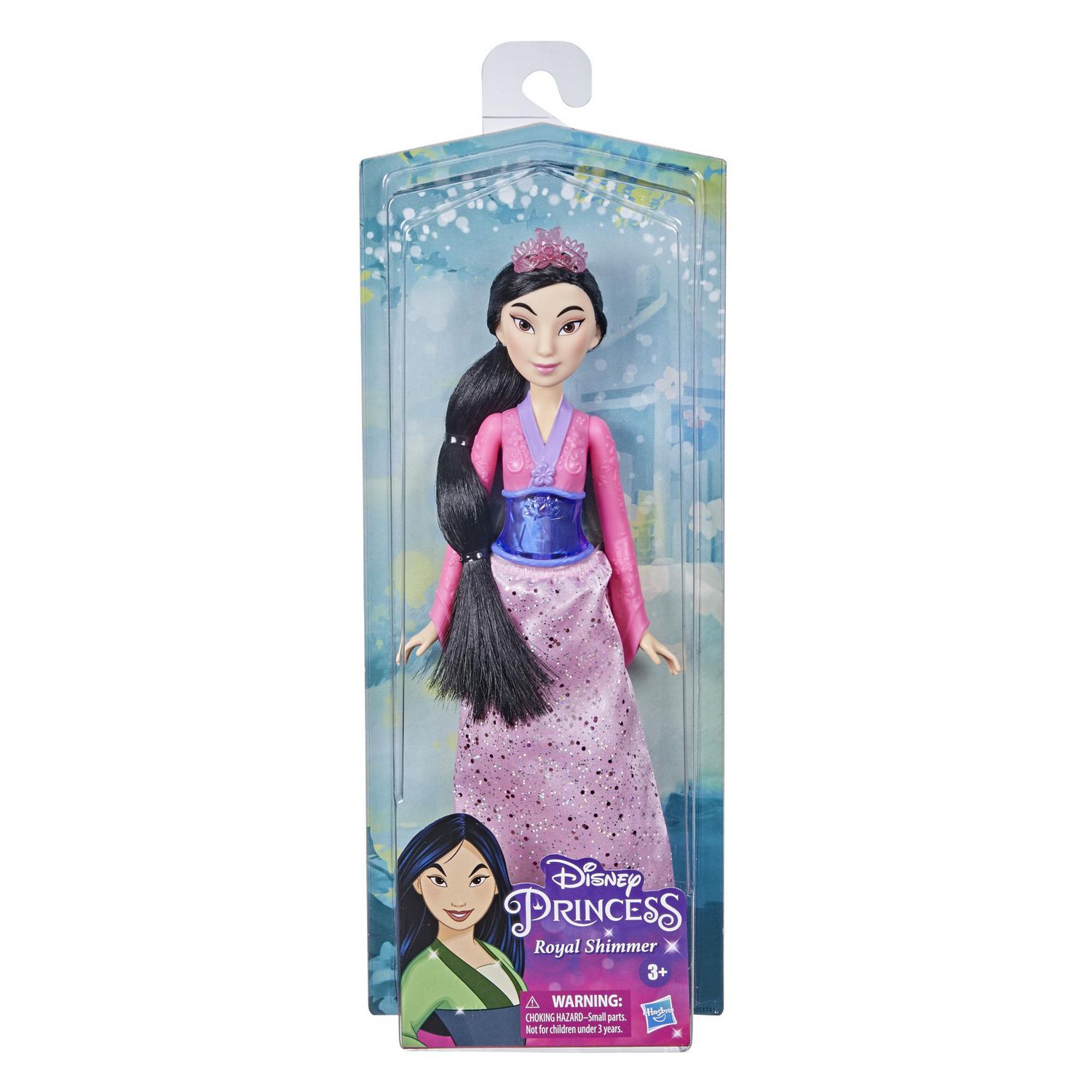 Disney Princess Royal Shimmer Mulan Doll with Skirt and Accessories