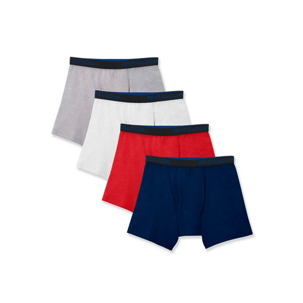 Fruit of the Loom Toddler Boys 5-Pack Boxer Brief, Sizes 2T/3T, 4T
