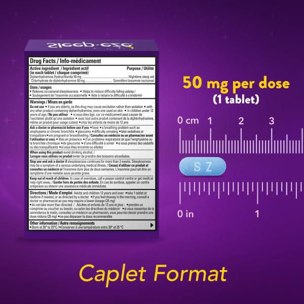 Sleep-eze Extra Fort La Solution Contre L'insomine Comprimes-Capsules Enrobes 20 comprimés-capsules