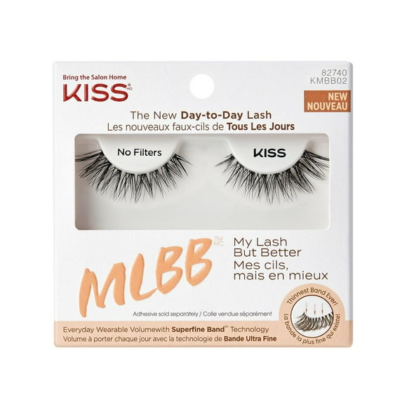 KISS MLBB - No Filters - 1 Pair, Everyday volume.