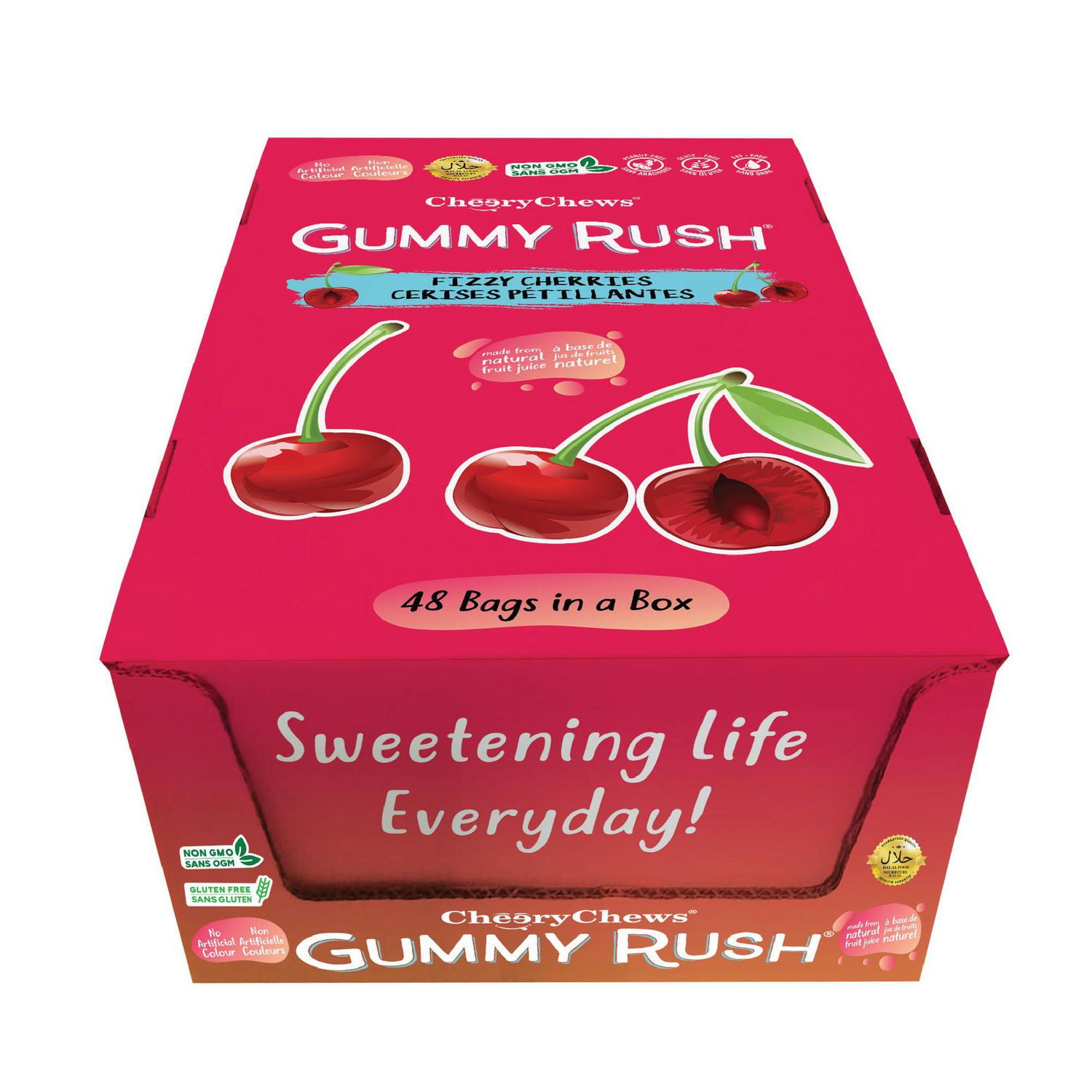 Gummy Rush - Fizzy Cherries 70g/2.46oz, Quantity - 70g/2.46oz