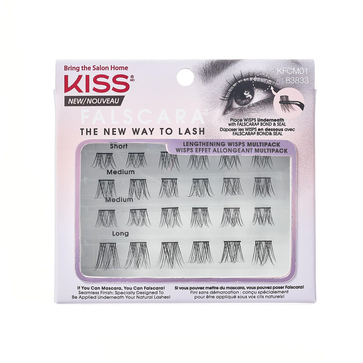 KISS Falscara Eyelash - Lengthening Wisps Multipack - KFCM01