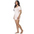 thumbnail image 2 of Secret Sleep Pointelle Romper with Lattice Edge-Online Exclusive, 2 of 4