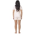 thumbnail image 3 of Secret Sleep Pointelle Romper with Lattice Edge-Online Exclusive, 3 of 4