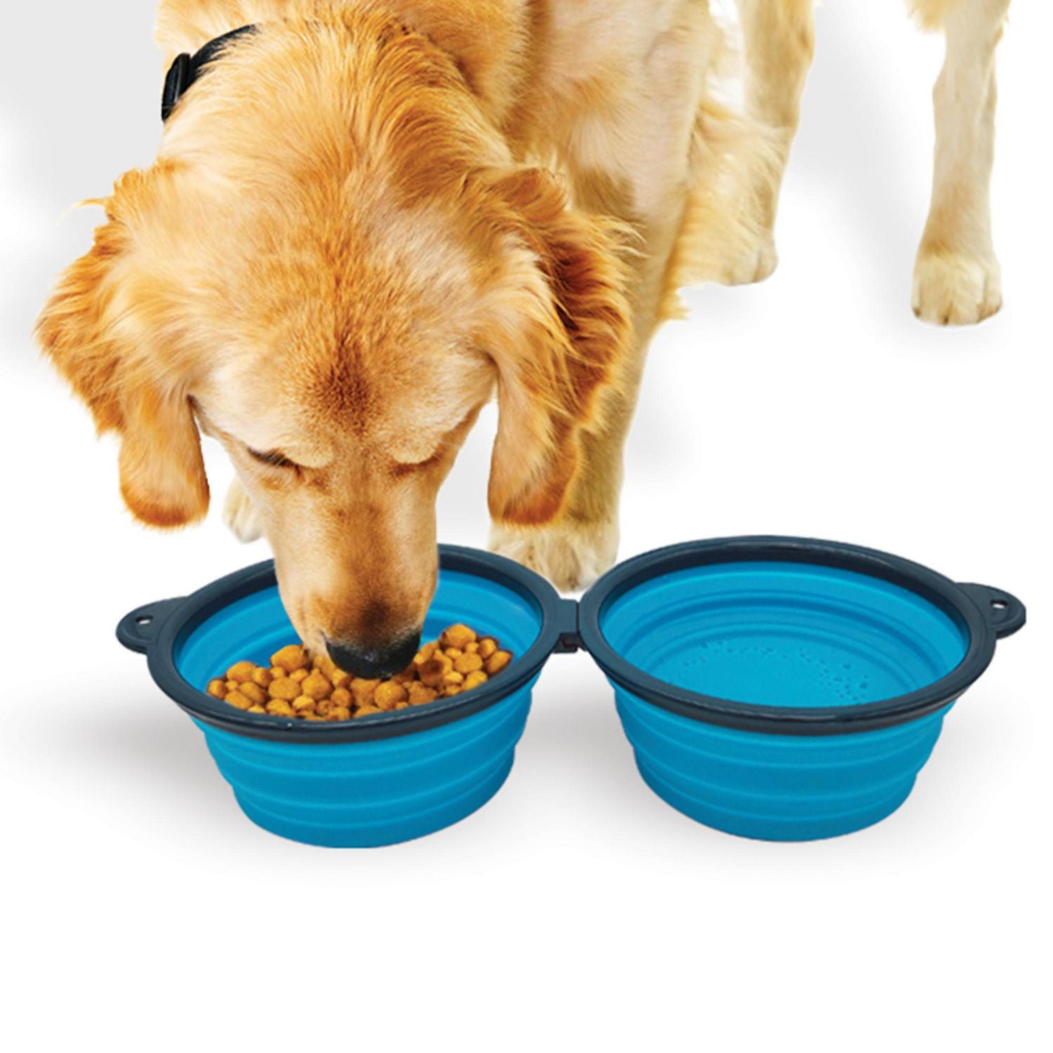 Wahl Collapsible Dog Double Bowl Kit Food and water on the go Walmart