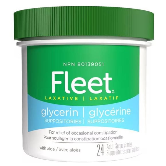 FLEET ADULT GLYCERINE SUPPOSITORY