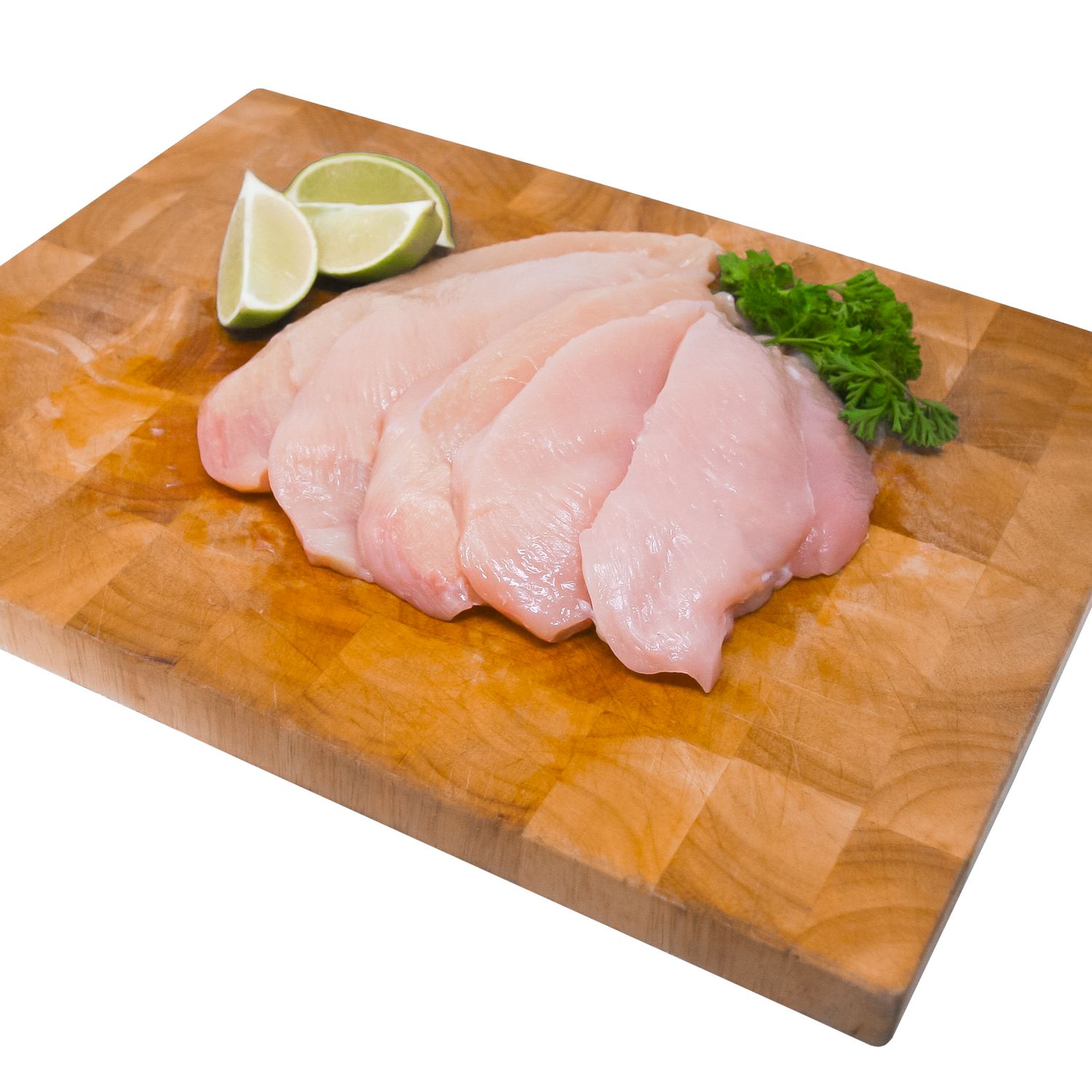 Prime Sliced Boneless Skinless Chicken Breasts Raised Without Antibiotics,  5 Breasts