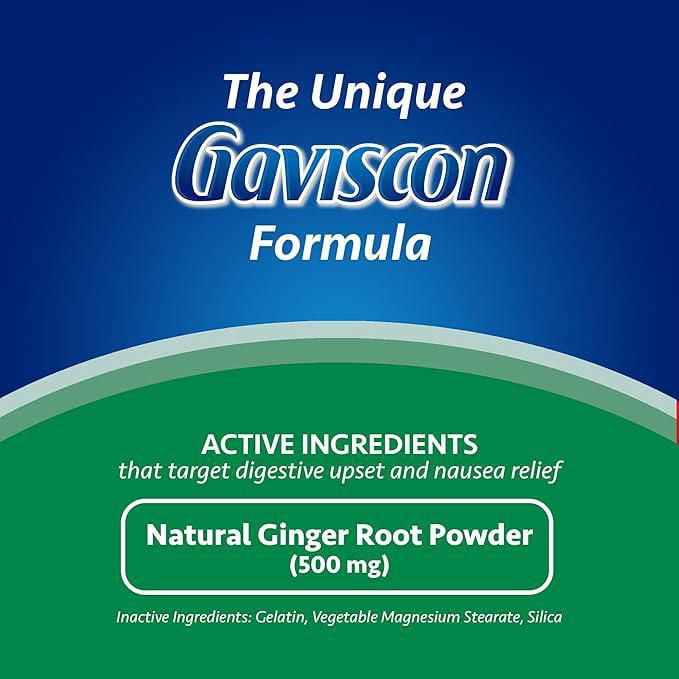 GAVISCON NAUSEA GINGER TAB