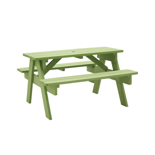 Table de pique-nique Leisure Design en vert