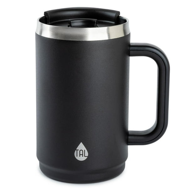 TAL Double Wall Insulated Stainless Steel Boulder Coffee Mug, 20oz ...