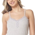 thumbnail image 4 of Secret Sleep Rib Tank with Lace-Online Exclusive, 4 of 4