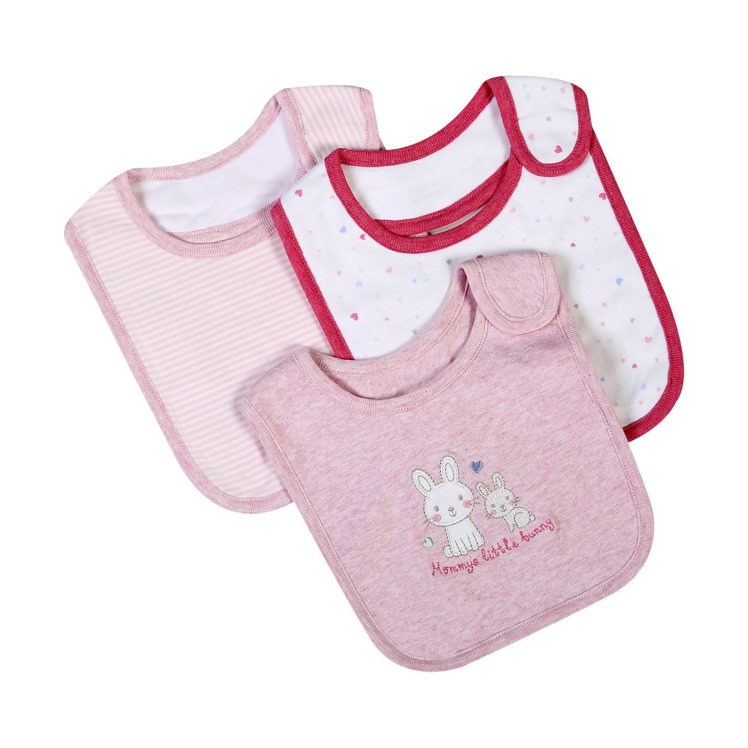 baby Girls' Cotton Bibs, 3Pack Walmart Canada