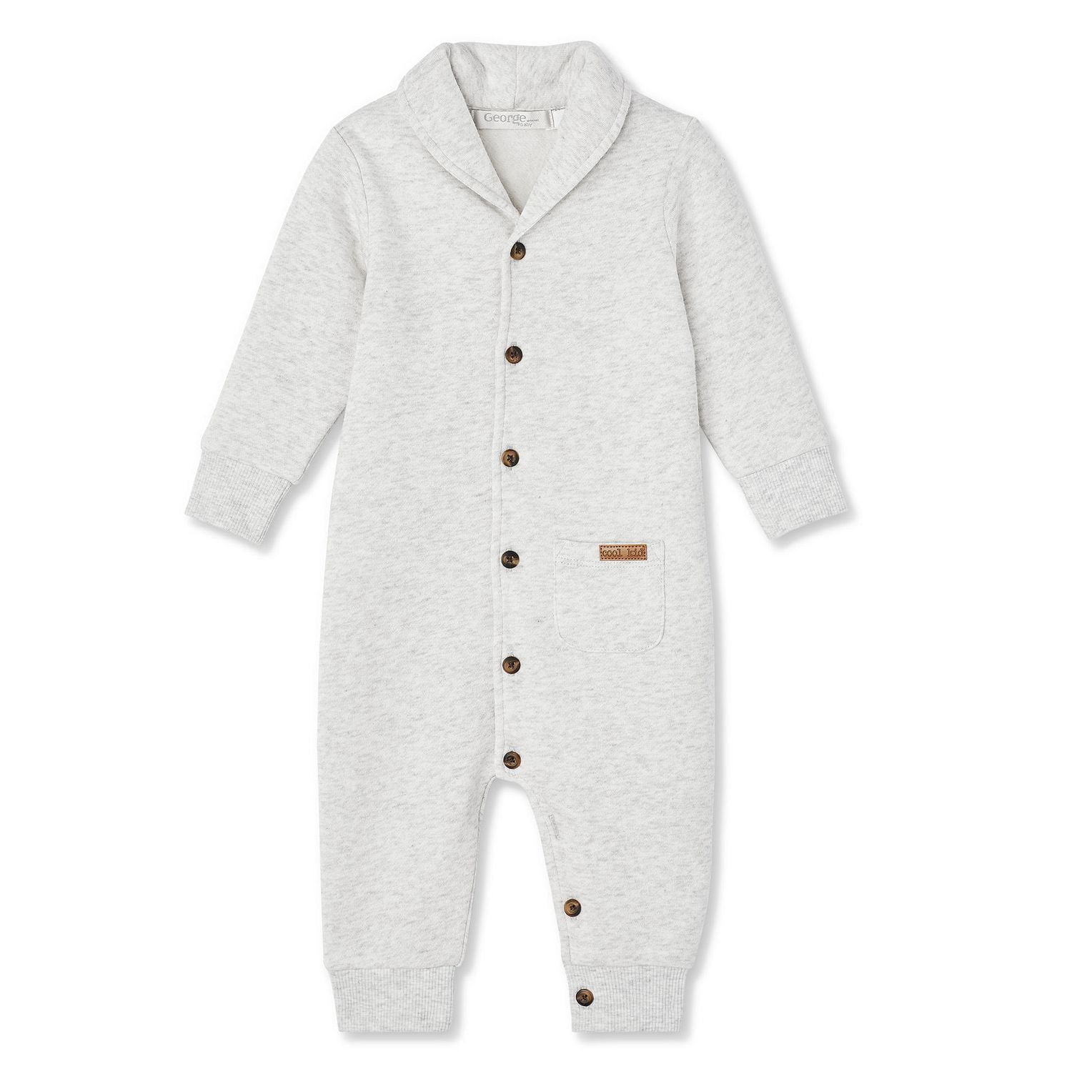 collared romper baby boy