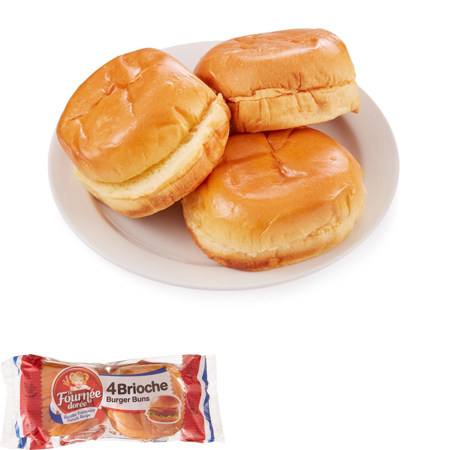 La Fournée Dorée Brioche Burger Buns