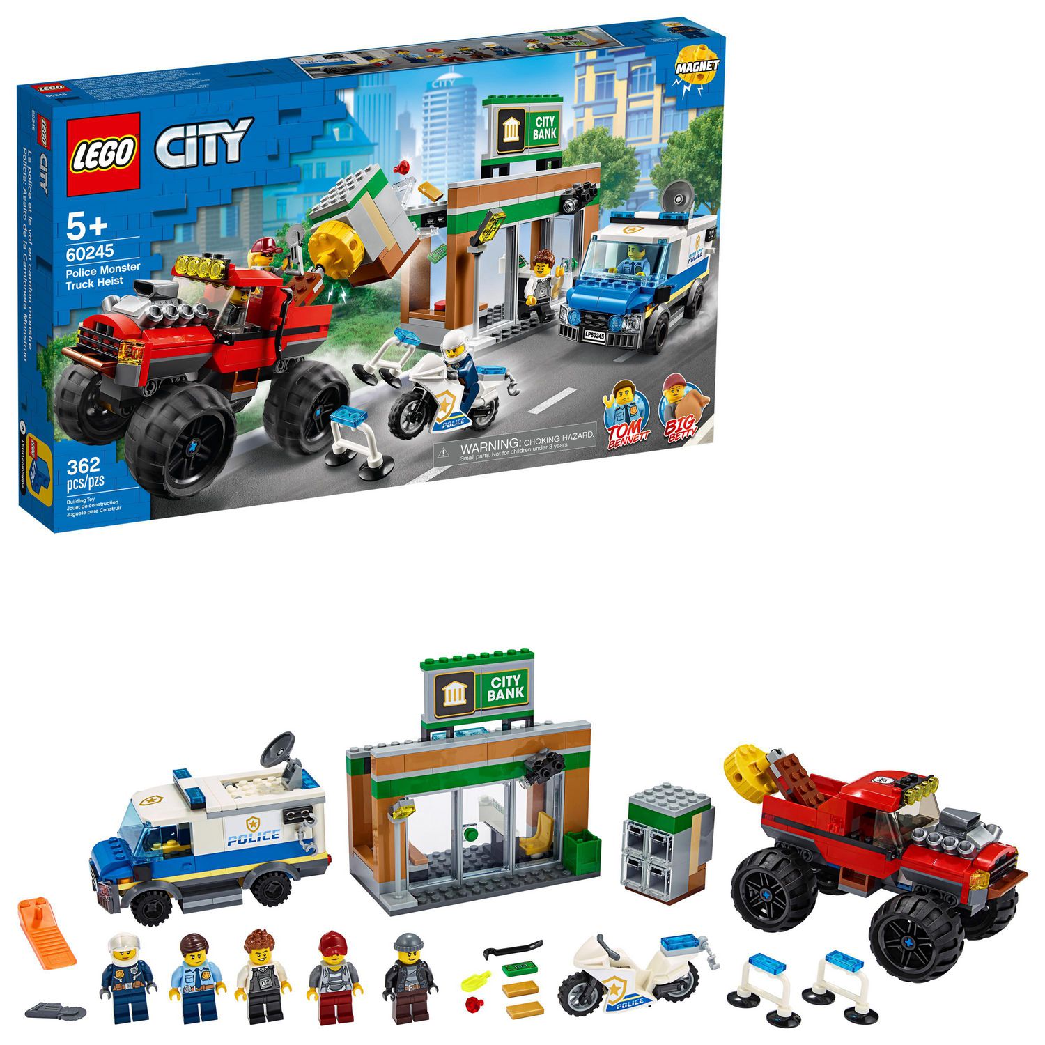 prins Antipoison humor LEGO City Police Monster Truck Heist 60245 Toy Building Kit (362 Pieces) |  Walmart Canada