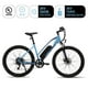 Vélo électrique Movelo certifié UL2849 avec le moteur puissant de 350W et la batterie amovible de 360Wh’’Vélo électrique de montagne de 27.5 pour femme - Bleu – image 2 sur 9
