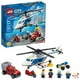 LEGO City La poursuite en hélicoptère de la police 60243, Ensemble de construction (212 pièces) – image 1 sur 6