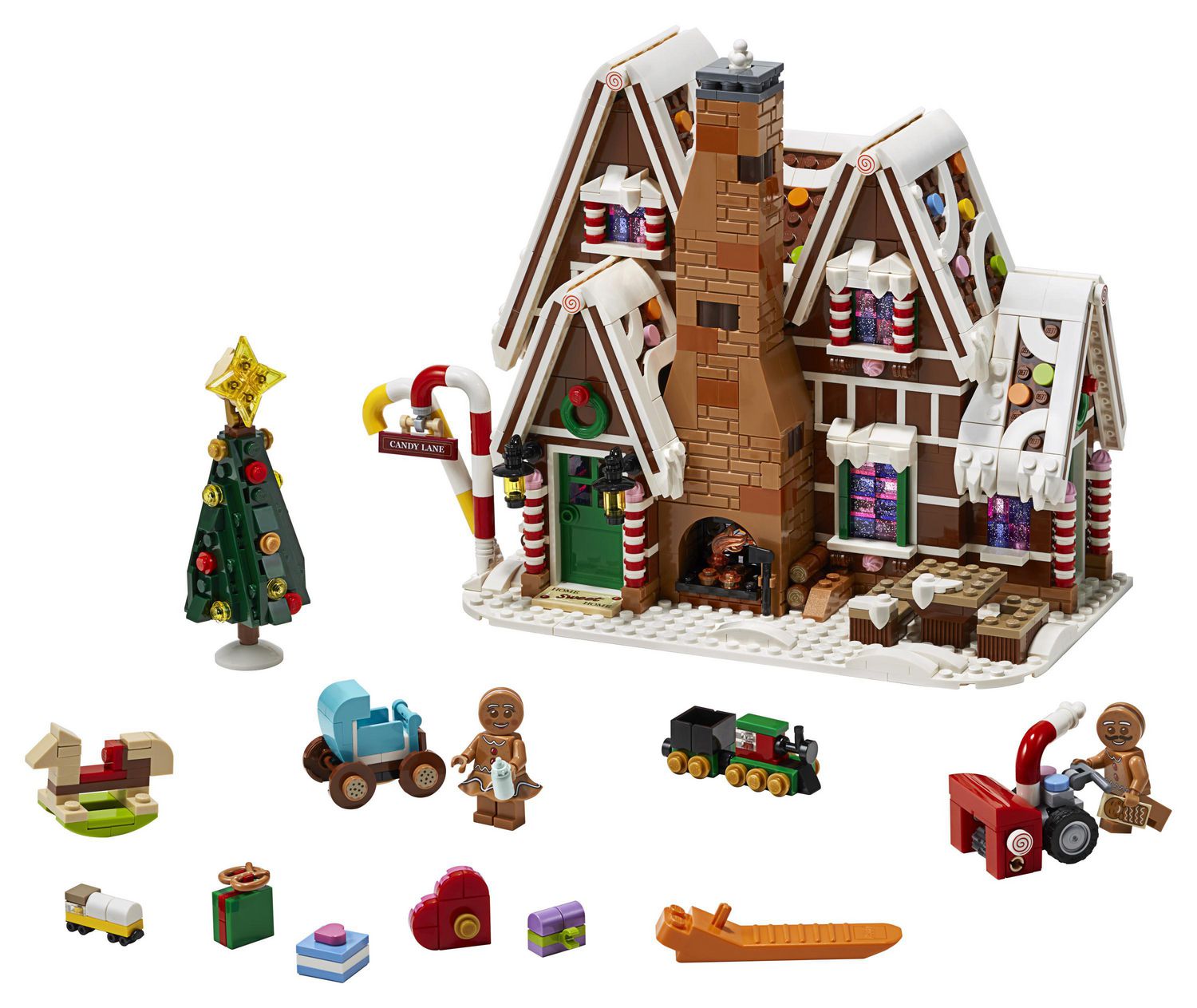 LEGO Creator Expert Gingerbread House 10267 Toy Building Kit (1477 Piece)