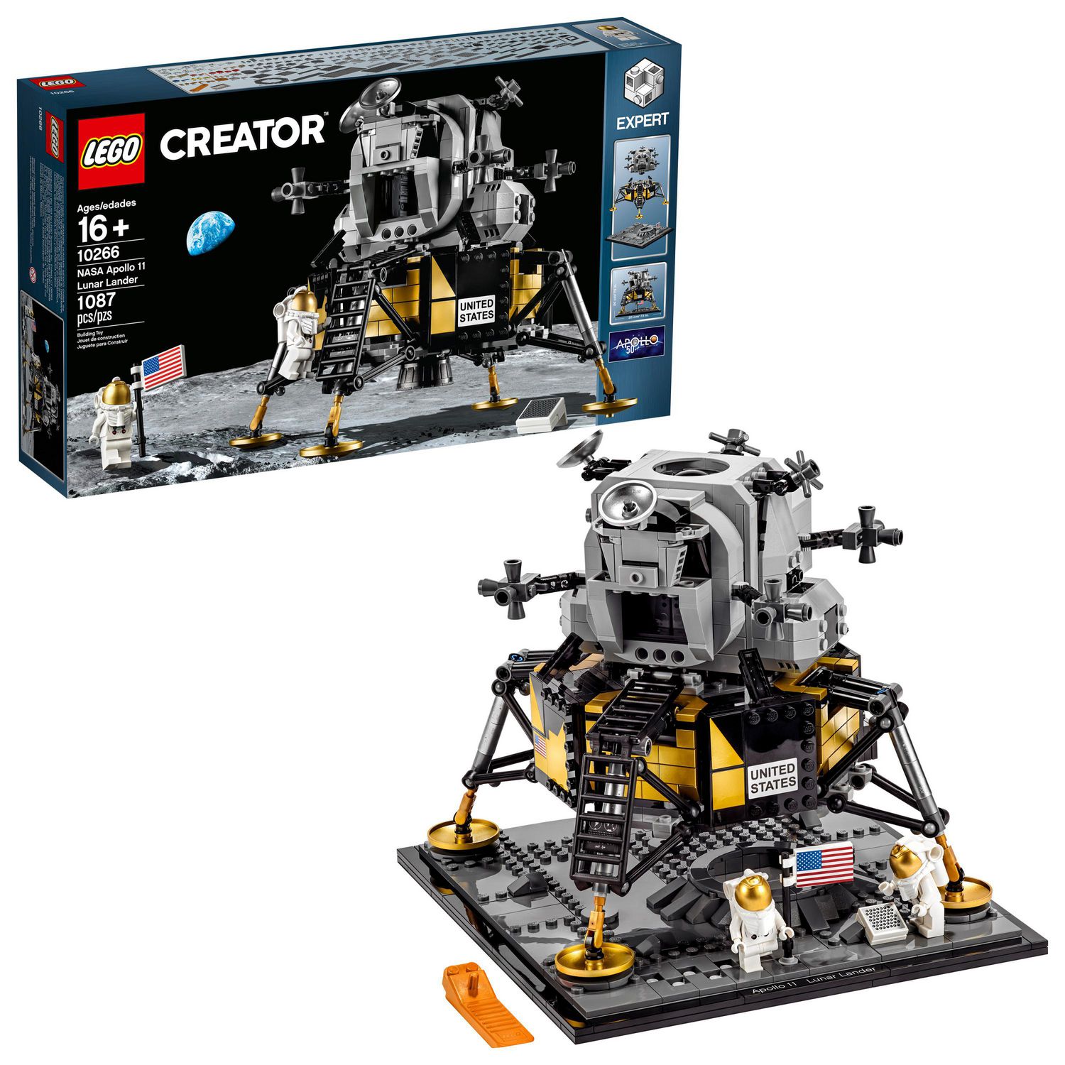 LEGO Creator Expert NASA Apollo 11 Lunar Lander 10266 Toy Building
