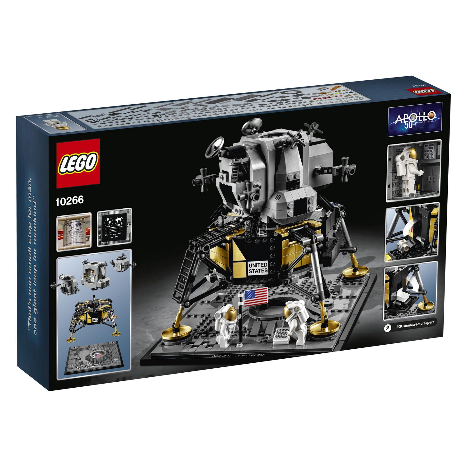 LEGO Creator Expert NASA Apollo 11 Lunar Lander 10266 Toy Building