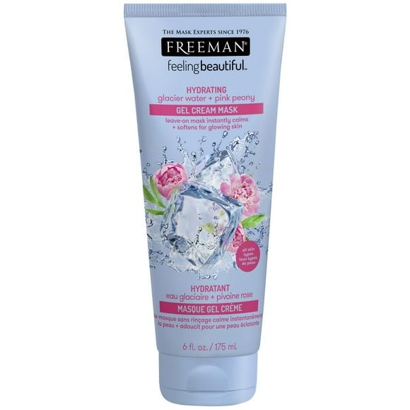 Freeman Feeling Beautiful Face Mask Hydrating Glacier Water + Pink Peony Gel Cream Mask