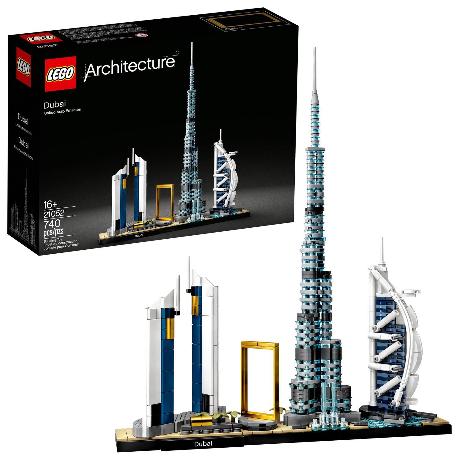 LEGO Architecture Skylines: Dubai 21052 Toy Building Kit (740