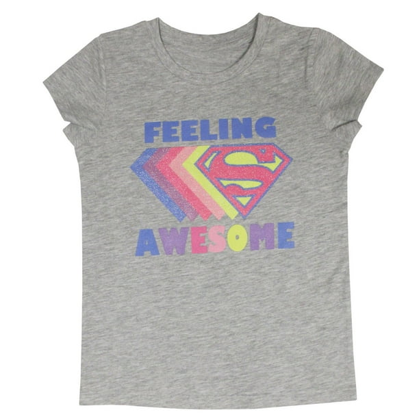 T-shirt à manches courtes de Supergirl pour filles