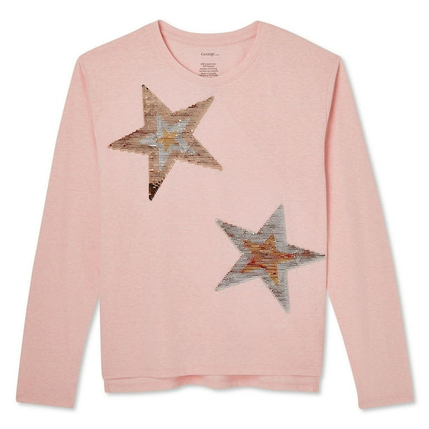 George Girls' Long Sleeve Screen Tee 