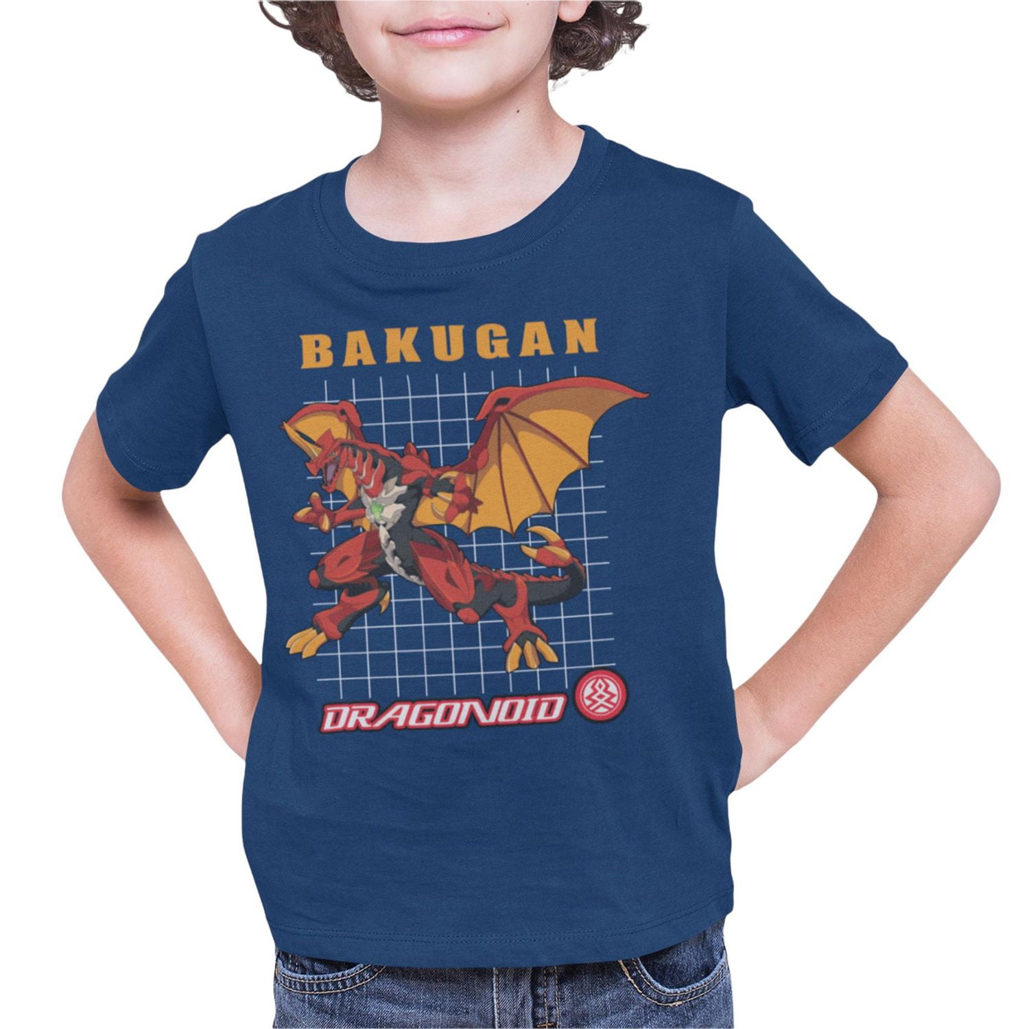 Bakugan Boy's Short Sleeve crew neck T-Shirt