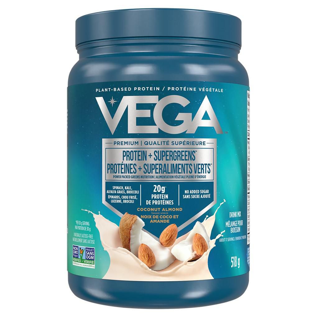 Vega Protein + Supergreens CA Coconut Almond (518g)